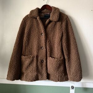 NWT Bernardo Brown Teddy Jacket